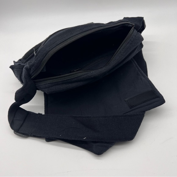 Lukla Black Messenger Bag with Butterfly Embroidery - Picture 6 of 10